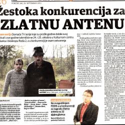 PRESS - Žestoka konkurencija za ZLATNU ANTENU